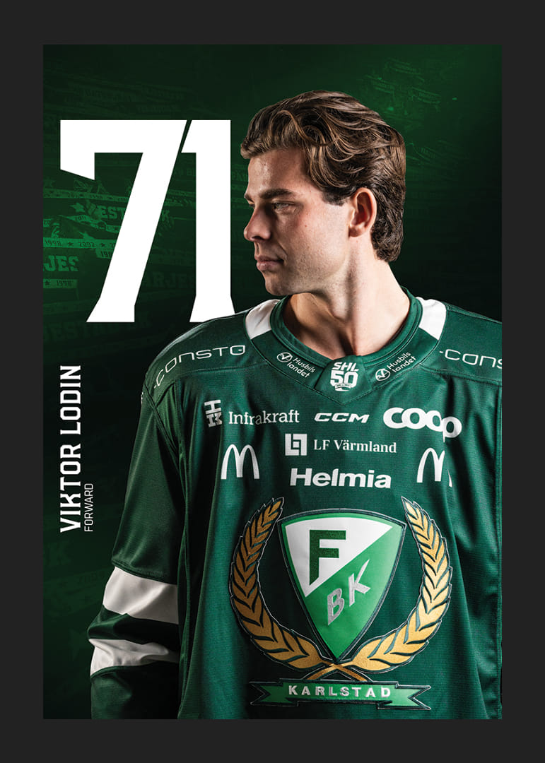 Viktor Lodin #71 Färjestad BK 2025/2026-12