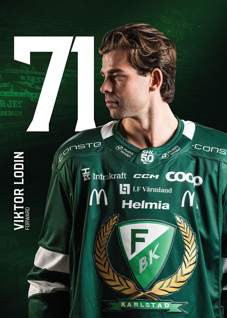 Viktor Lodin #71 Färjestad BK 2025/2026-12