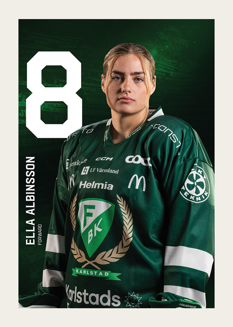 Ella Albinsson #8 Färjestad BK 2025/2026-12