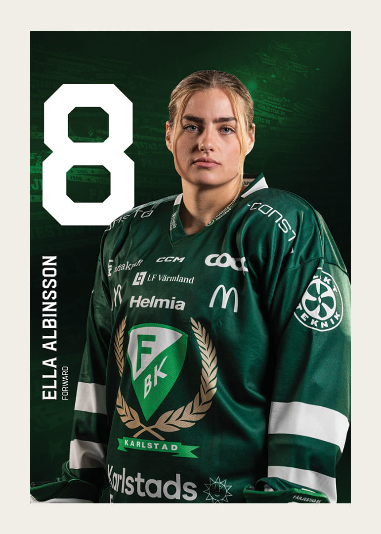 Ella Albinsson #8 Färjestad BK 2025/2026-12