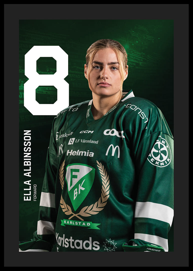 Ella Albinsson #8 Färjestad BK 2025/2026-12