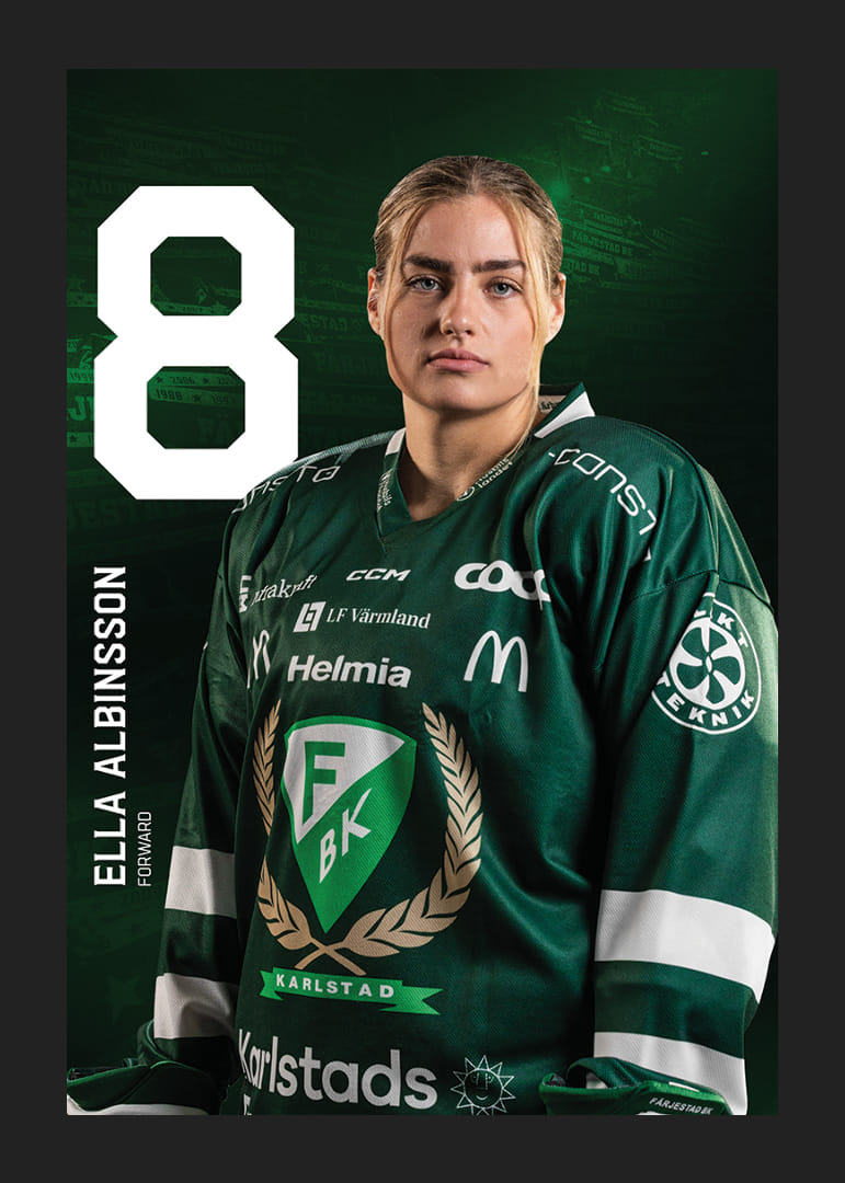 Ella Albinsson #8 Färjestad BK 2025/2026-12