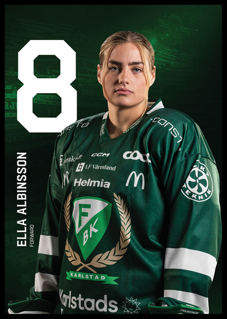 Ella Albinsson #8 Färjestad BK 2025/2026-12