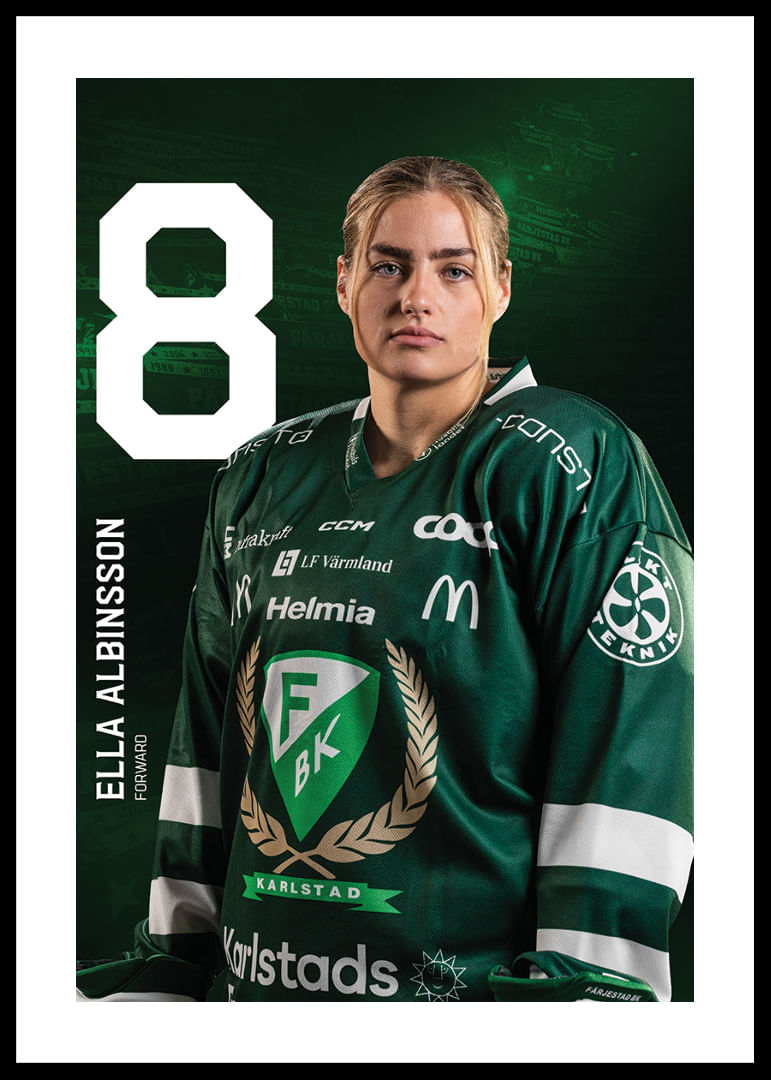 Ella Albinsson #8 Färjestad BK 2025/2026-12