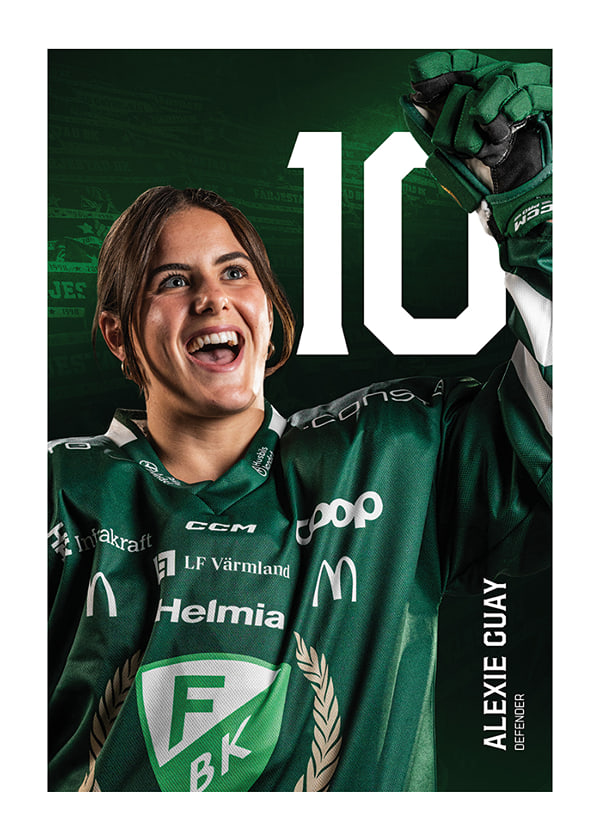 Poster Alexie Guay #10 Färjestad BK 2025/2026