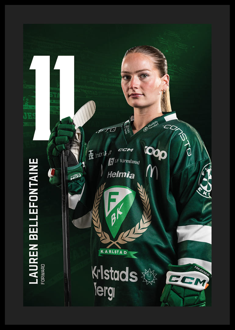 Lauren Bellefontaine #11 Färjestad BK 2025/2026-12