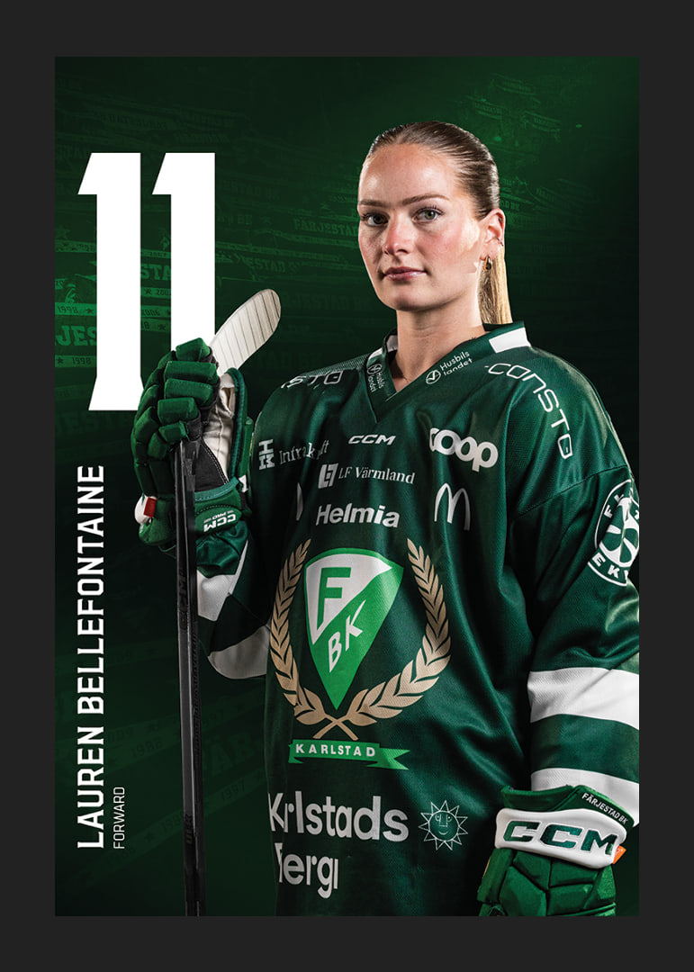 Lauren Bellefontaine #11 Färjestad BK 2025/2026-12
