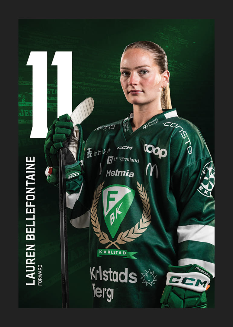 Lauren Bellefontaine #11 Färjestad BK 2025/2026-12