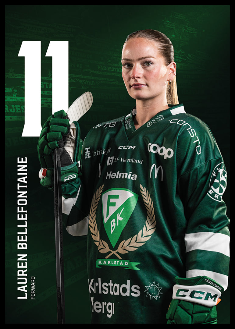 Lauren Bellefontaine #11 Färjestad BK 2025/2026-12
