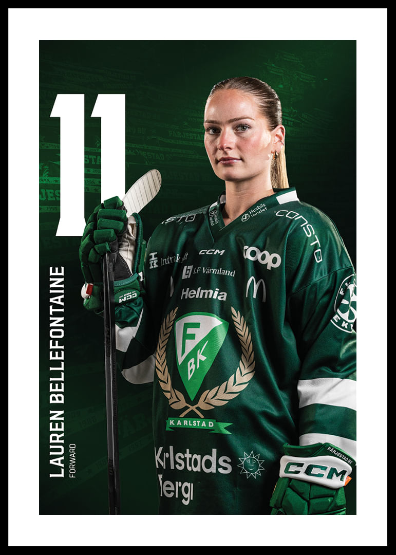 Lauren Bellefontaine #11 Färjestad BK 2025/2026-12