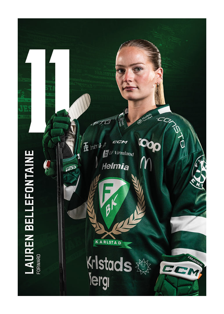Lauren Bellefontaine #11 Färjestad BK 2025/2026-12