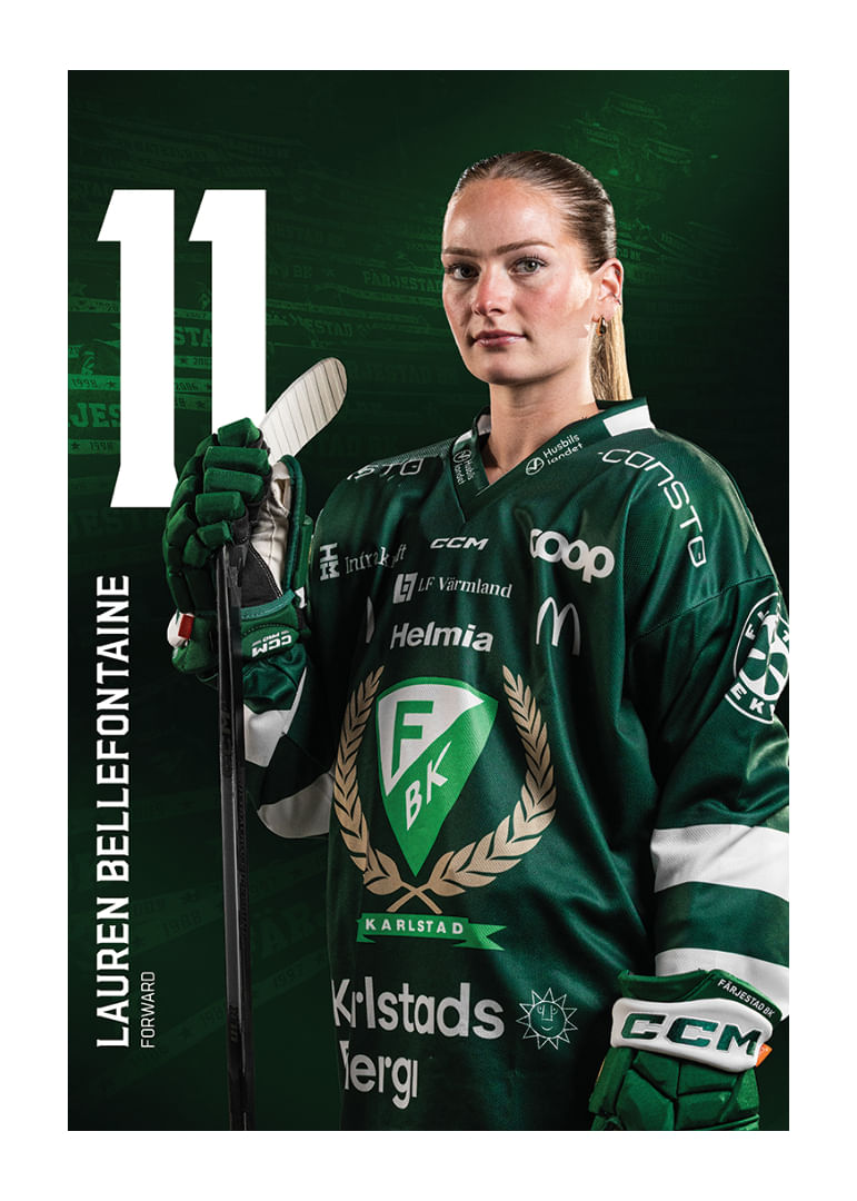 Lauren Bellefontaine #11 Färjestad BK 2025/2026-12