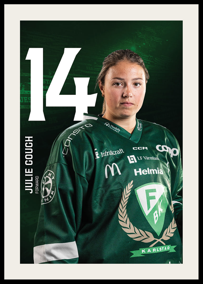 Julie Gough #14 Färjestad BK 2025/2026-12