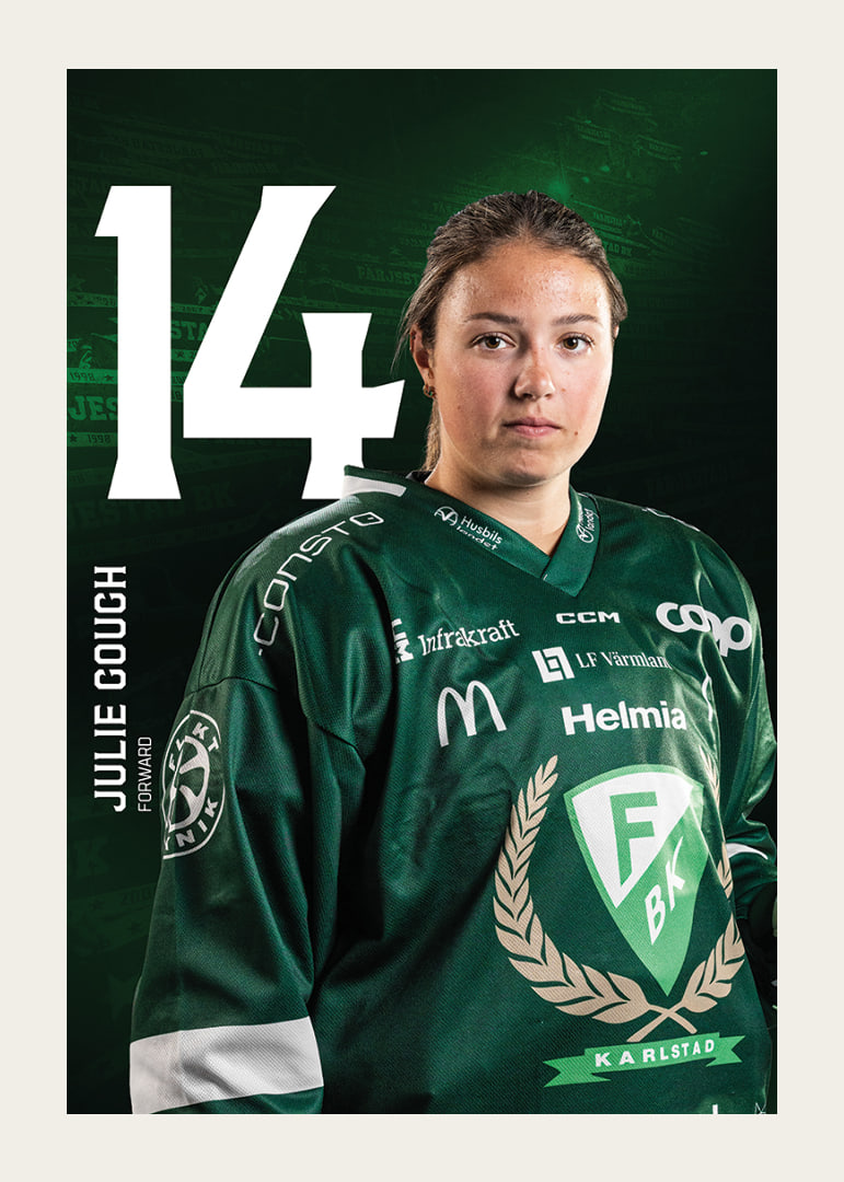 Julie Gough #14 Färjestad BK 2025/2026-12