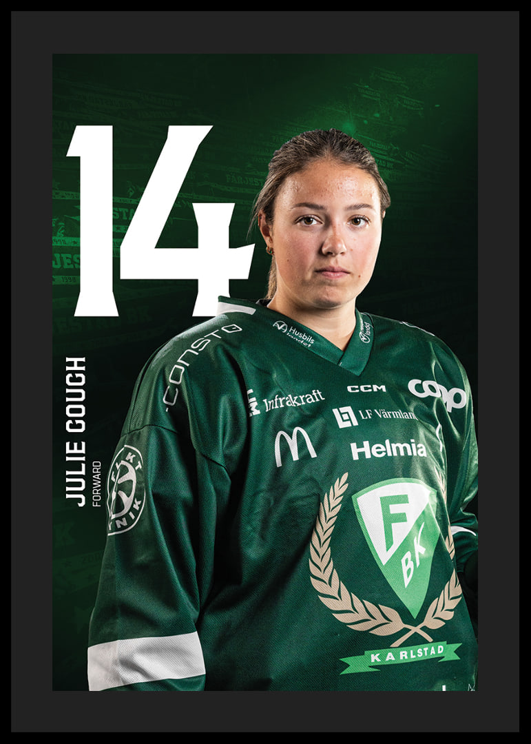 Julie Gough #14 Färjestad BK 2025/2026-12