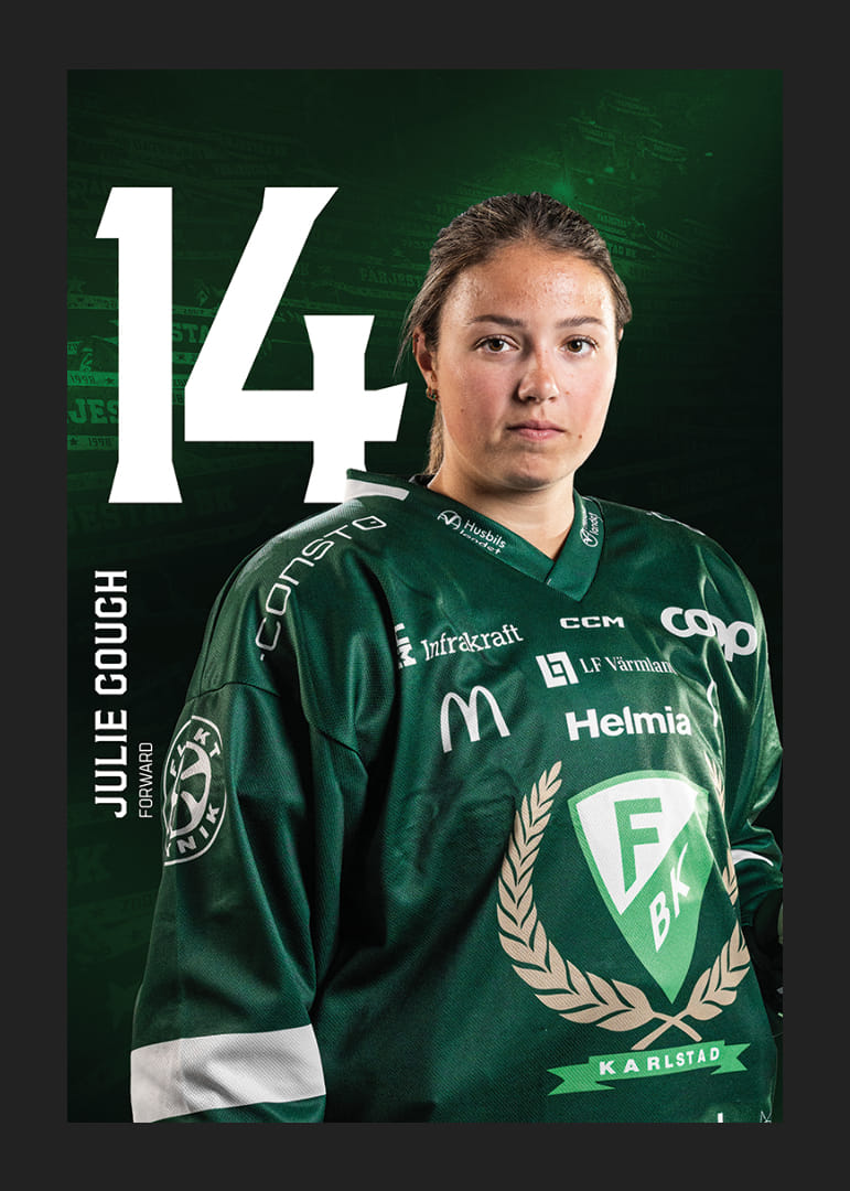 Julie Gough #14 Färjestad BK 2025/2026-12
