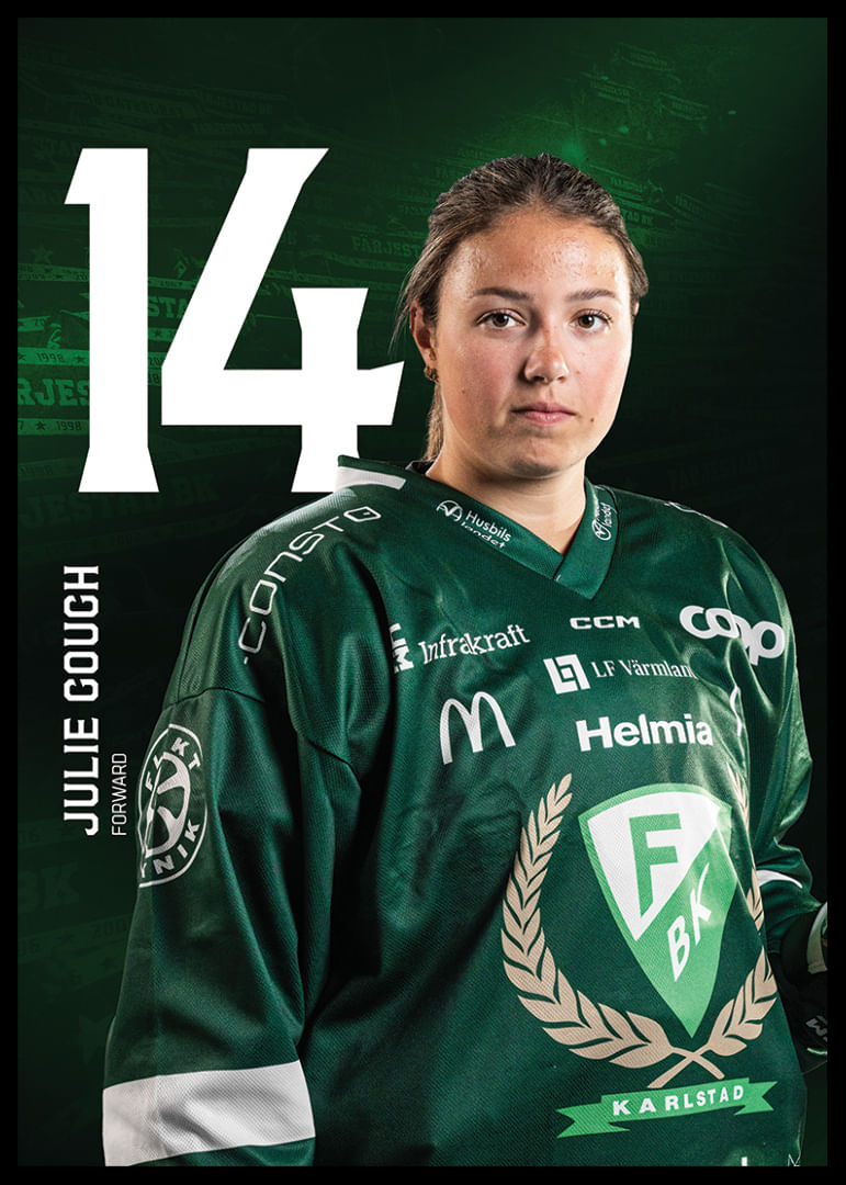 Julie Gough #14 Färjestad BK 2025/2026-12