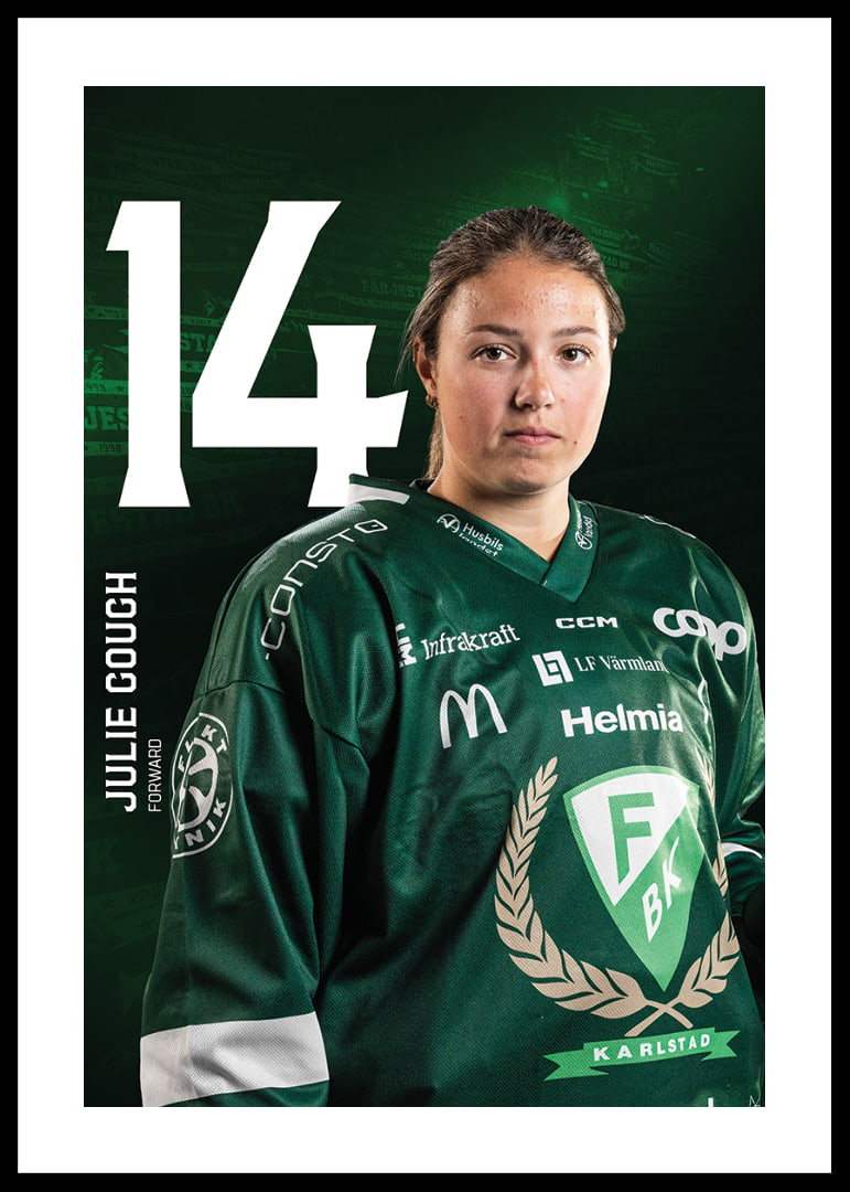 Julie Gough #14 Färjestad BK 2025/2026-12