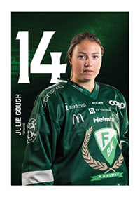 Julie Gough #14 Färjestad BK 2025/2026-1