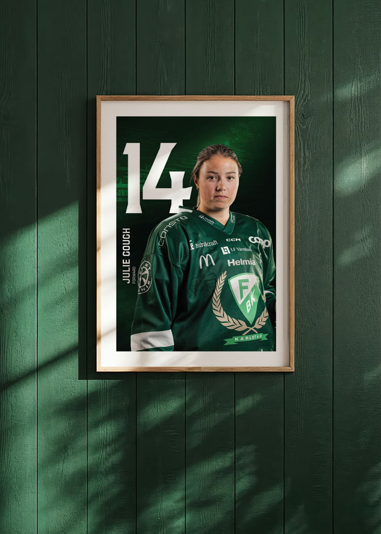 Julie Gough #14 Färjestad BK 2025/2026-12