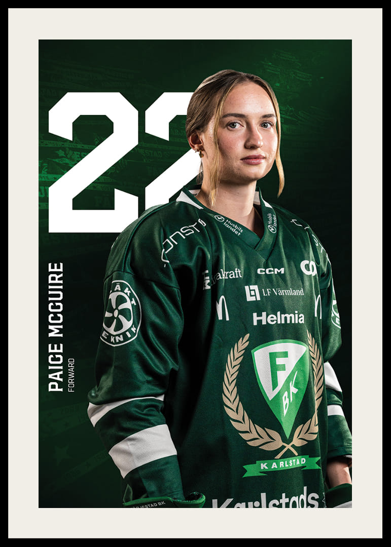 Paige Mcquire #22 Färjestad BK 2025/2026-12