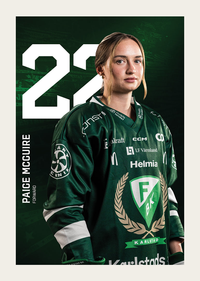 Paige Mcquire #22 Färjestad BK 2025/2026-12