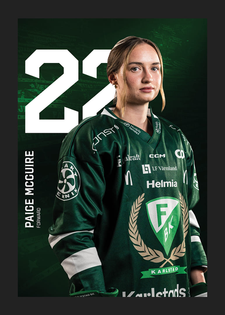 Paige Mcquire #22 Färjestad BK 2025/2026-12