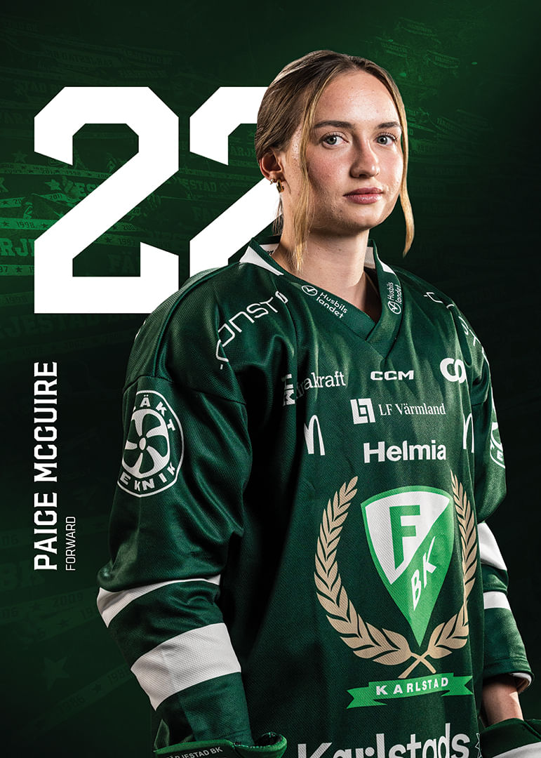 Paige Mcquire #22 Färjestad BK 2025/2026-12