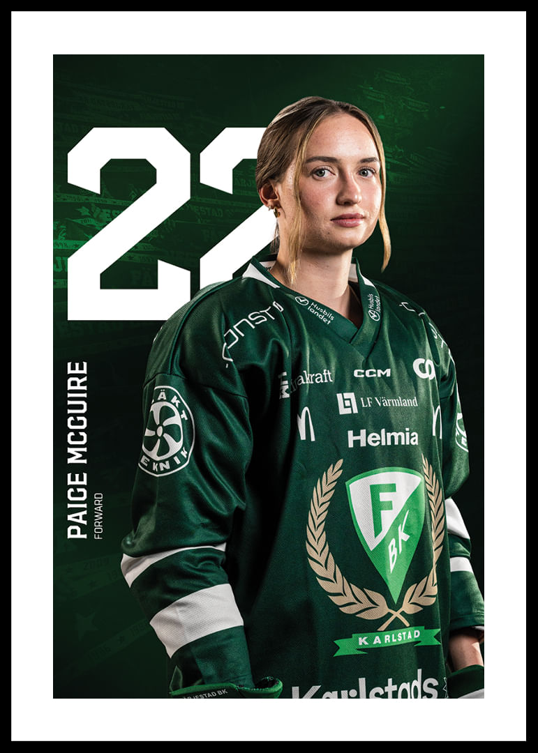 Paige Mcquire #22 Färjestad BK 2025/2026-12