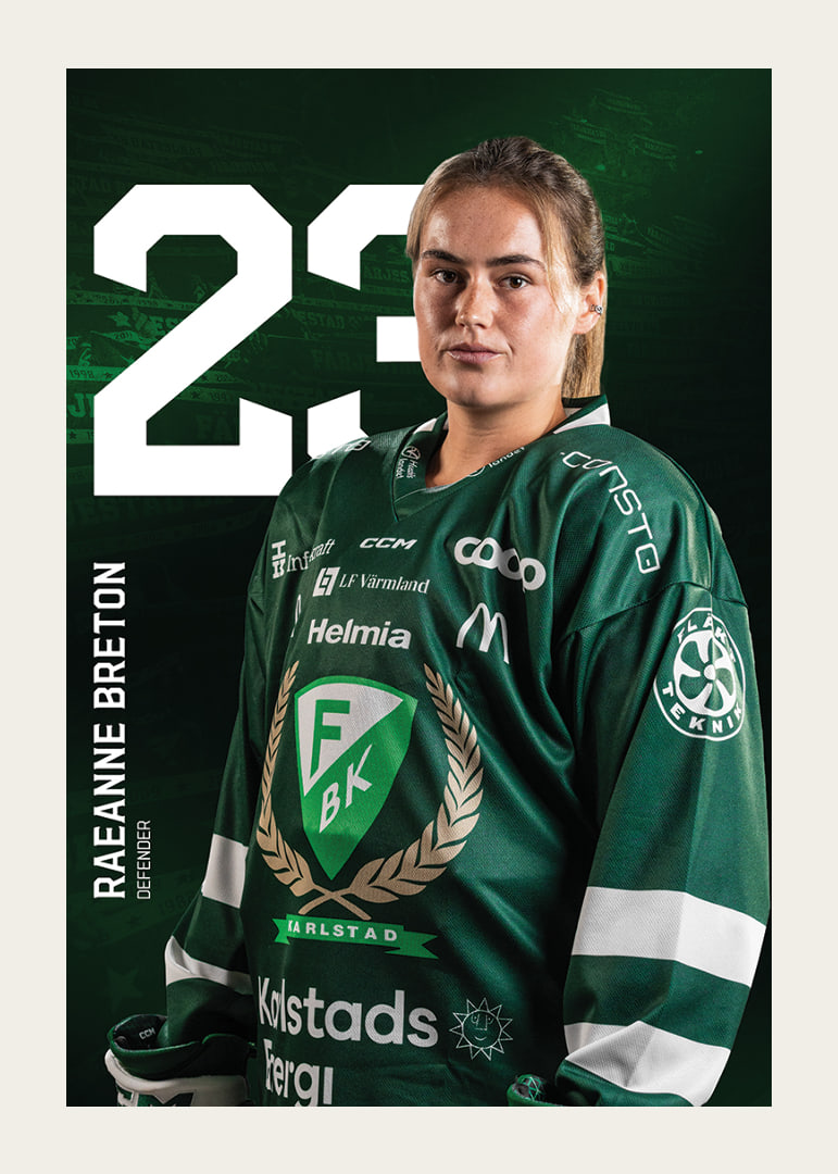 Raeanne Breton #23 Färjestad BK 2025/2026-12
