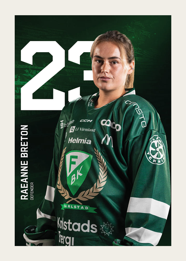 Raeanne Breton #23 Färjestad BK 2025/2026-12