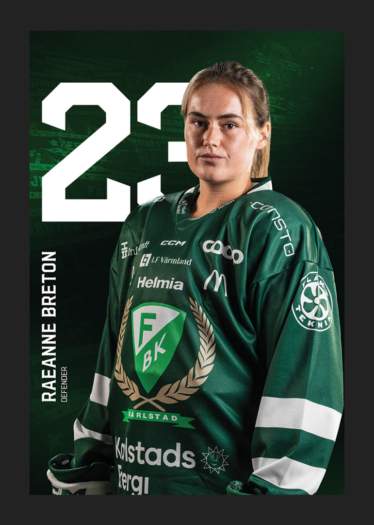 Raeanne Breton #23 Färjestad BK 2025/2026-12
