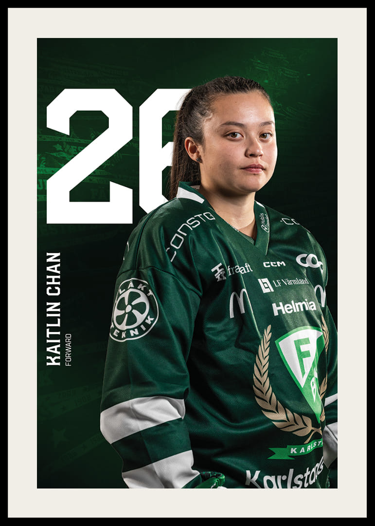 Kaitlin Chan #26 Färjestad BK 2025/2026-12