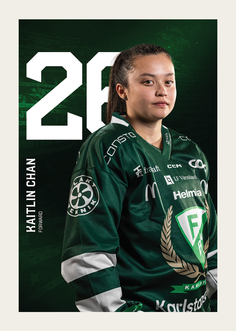 Kaitlin Chan #26 Färjestad BK 2025/2026-12