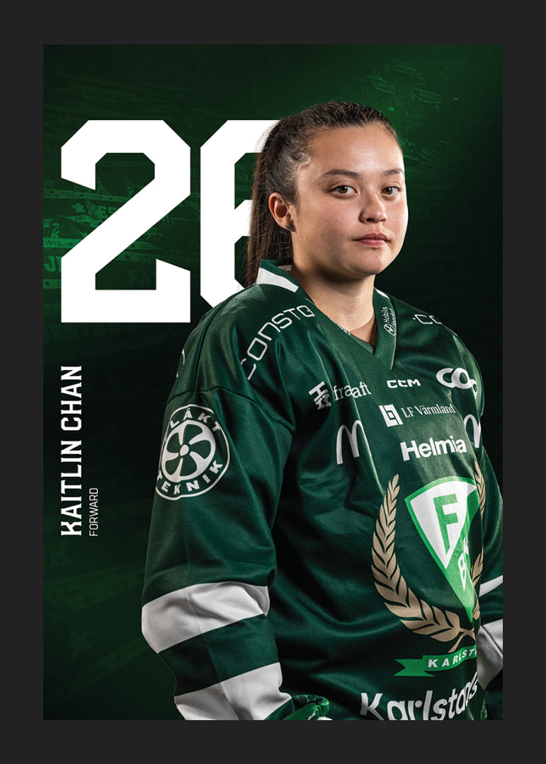 Kaitlin Chan #26 Färjestad BK 2025/2026-12