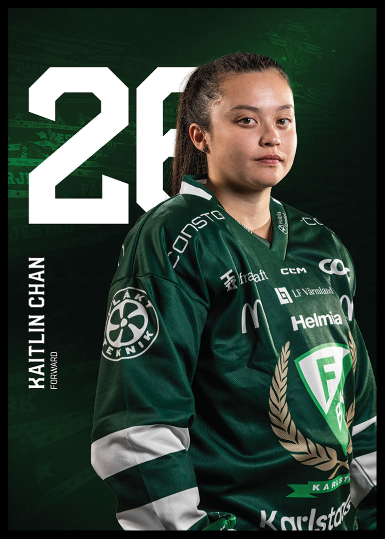 Kaitlin Chan #26 Färjestad BK 2025/2026-12