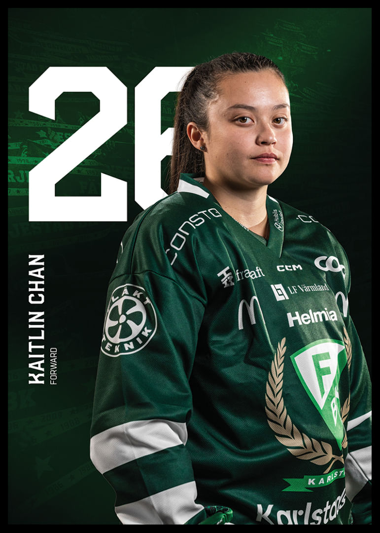 Kaitlin Chan #26 Färjestad BK 2025/2026-12