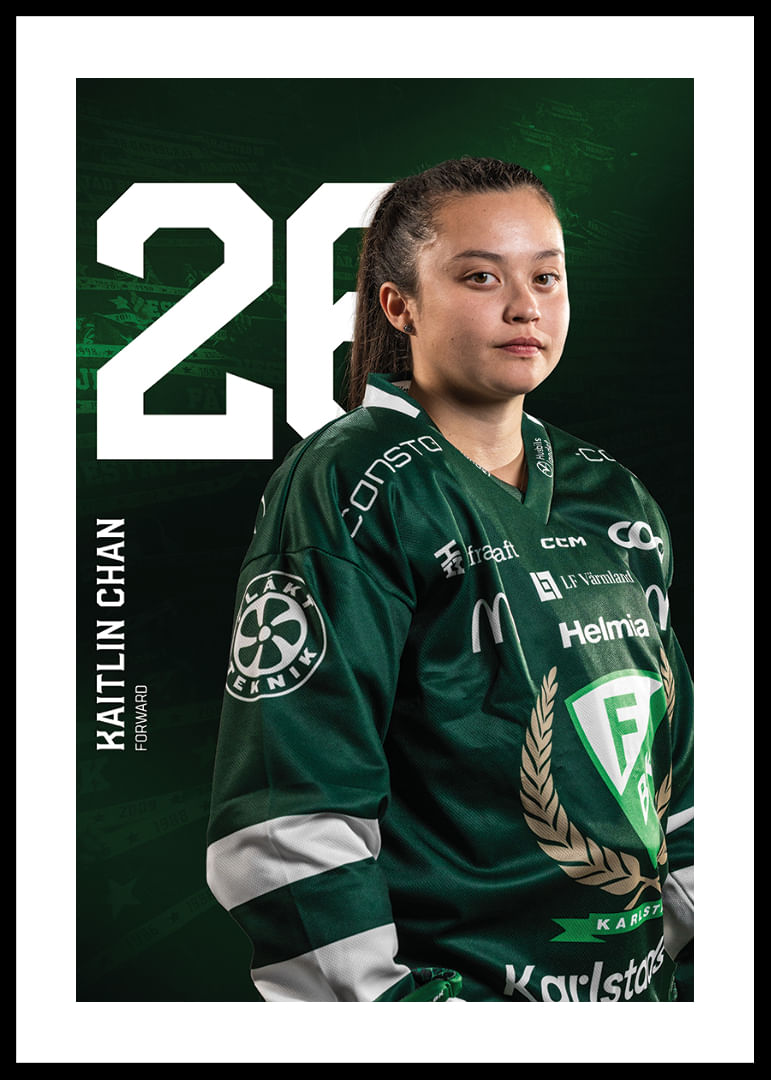 Kaitlin Chan #26 Färjestad BK 2025/2026-12