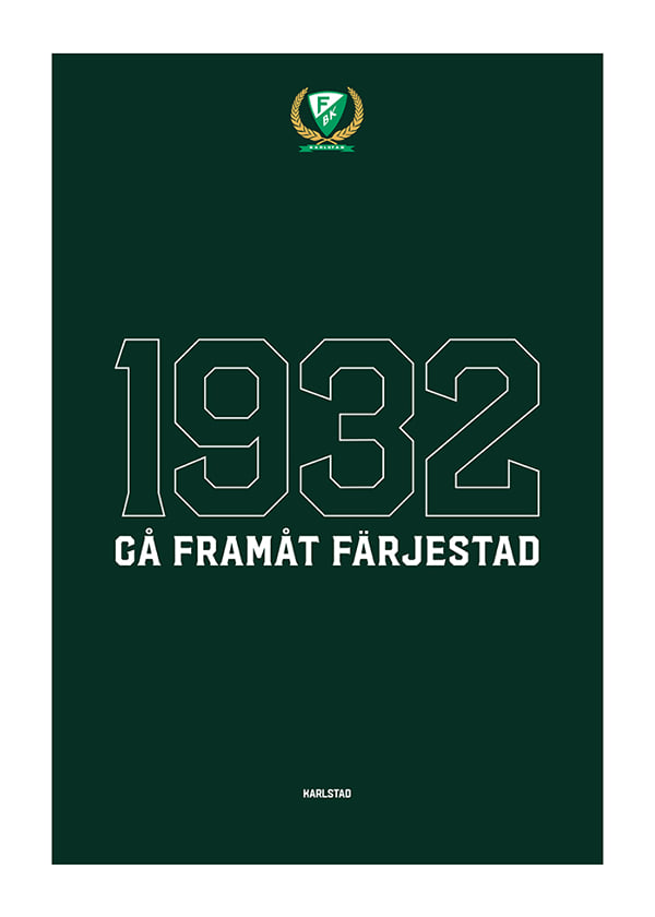 Poster 1932 Färjestad BK