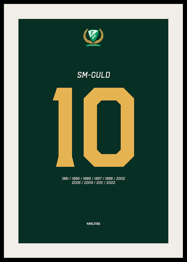 10 SM-Guld Färjestad BK-12