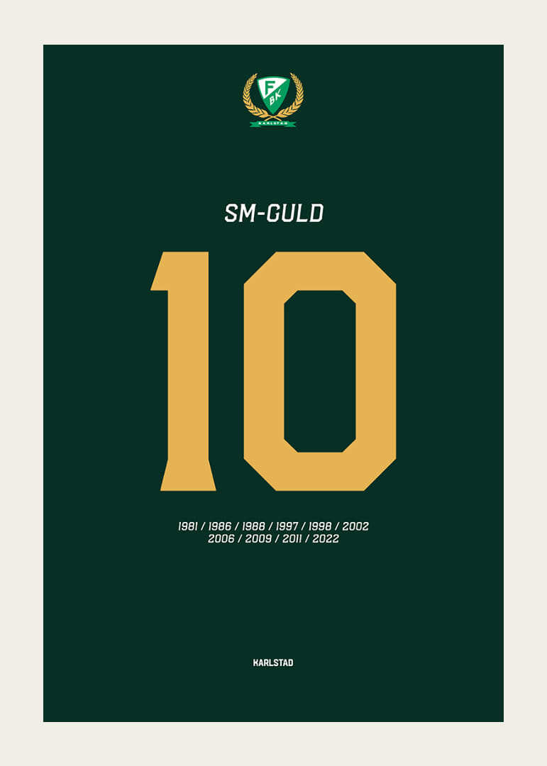 10 SM-Guld Färjestad BK-12