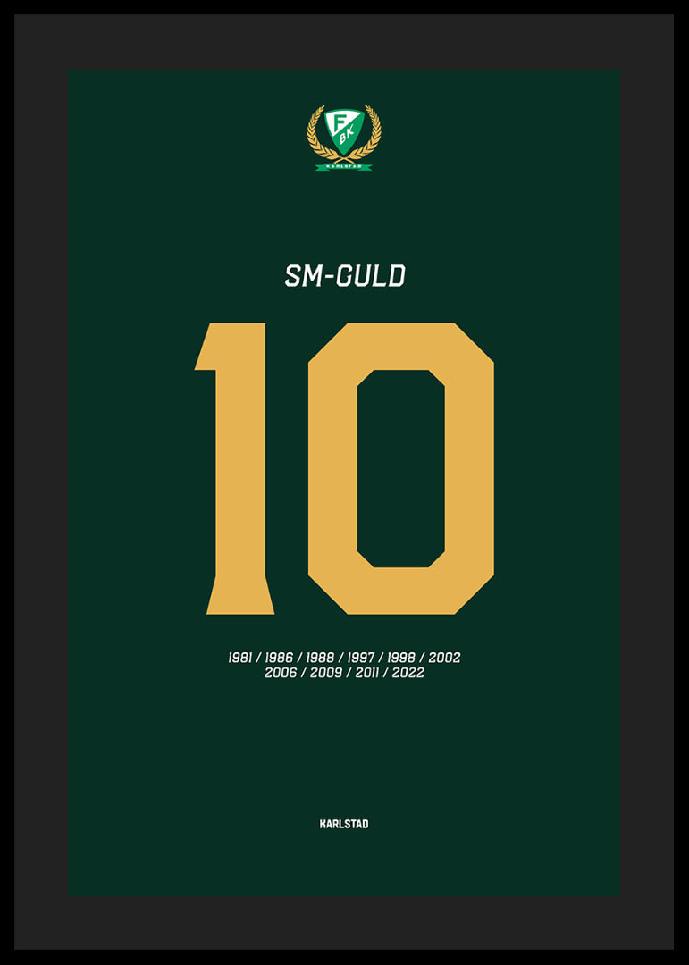 10 SM-Guld Färjestad BK-12