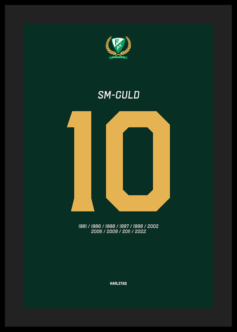 10 SM-Guld Färjestad BK-12