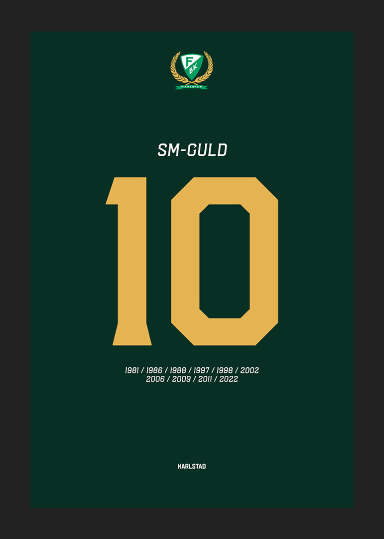 10 SM-Guld Färjestad BK-12