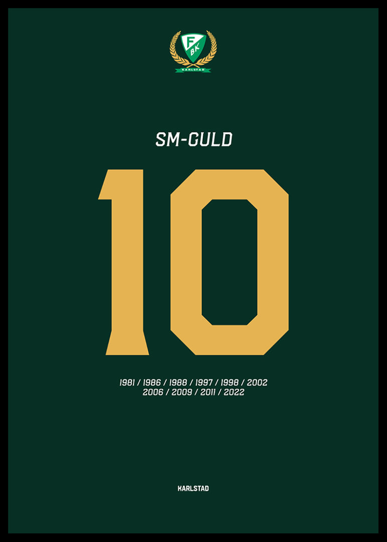 10 SM-Guld Färjestad BK-12