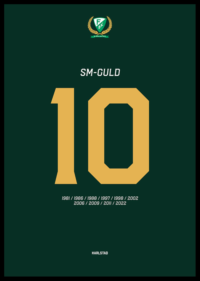 10 SM-Guld Färjestad BK-12