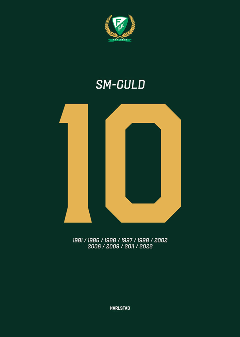 10 SM-Guld Färjestad BK-12