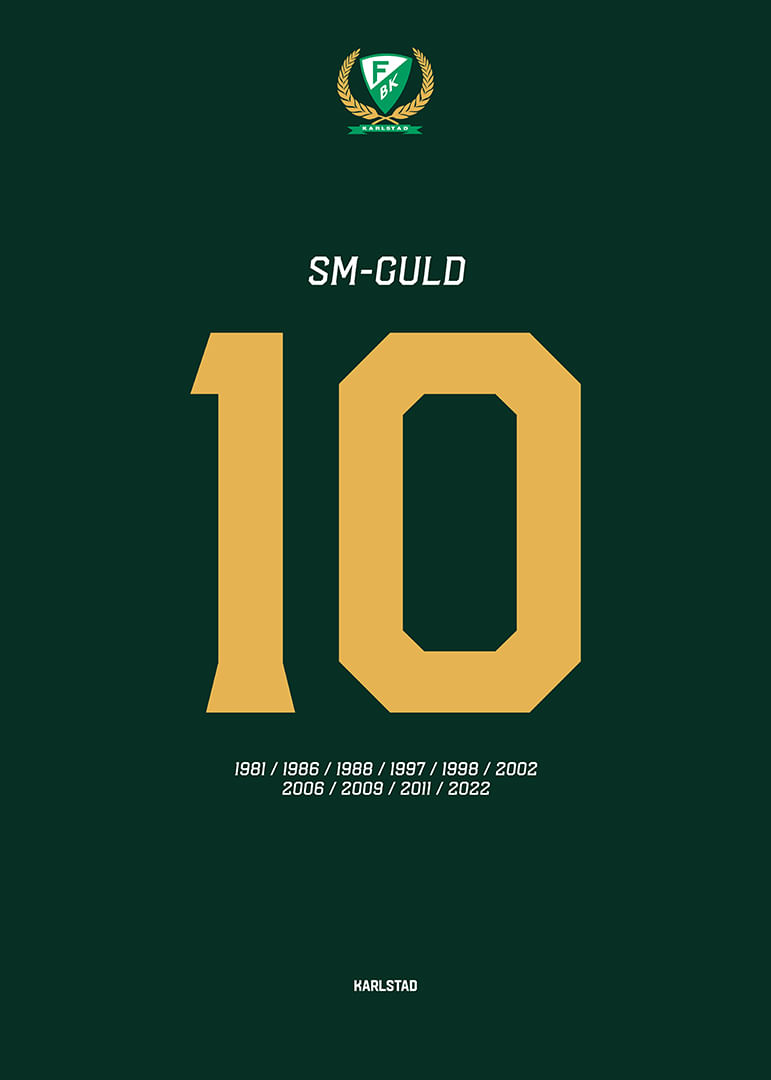 10 SM-Guld Färjestad BK-12