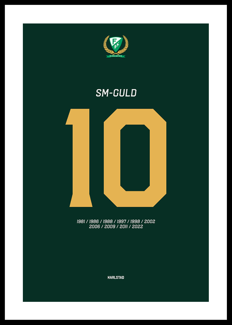 10 SM-Guld Färjestad BK-12