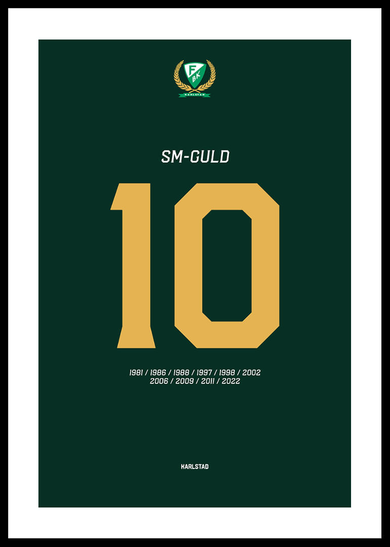 10 SM-Guld Färjestad BK-12